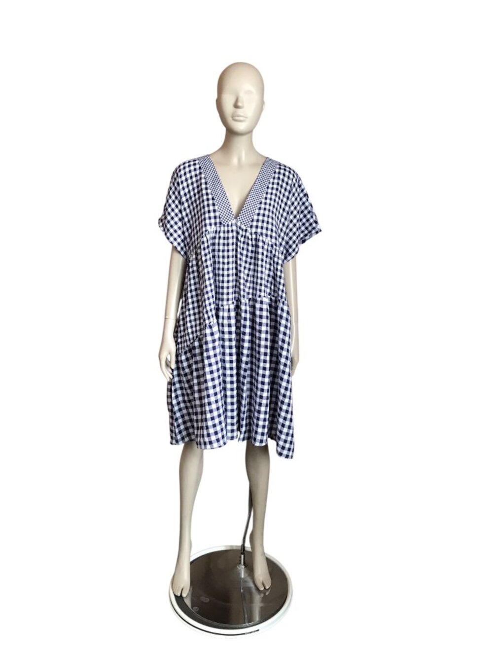 NWT Anthropologie 11.1.Tylho Blue and White Dress
